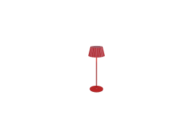 LED-Akku-Tischleuchte Suarez, rot, 39 cm