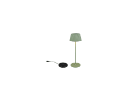 LED-Akku-Tischleuchte Suarez, pistaziengrün, 39 cm