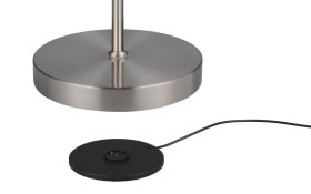 Akku-Standleuchte Moreno, Nickel, inkl. Touch Dimmer 