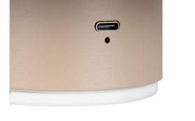 LED-Akkuwandleuchte Davey, warm beige, inkl. Dimmfunktion