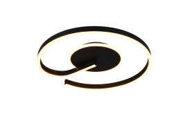 LED-Deckenleuchte Calle, schwarz, inkl. Switchdimmer
