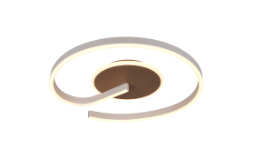 LED-Deckenleuchte Calle, grau, inkl. Switchdimmer