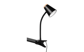 LED-Klemmleuchte Pongo, schwarz