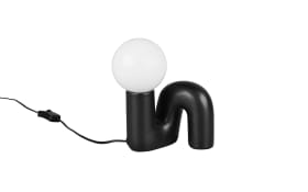 Tischleuchte Quinn, schwarz