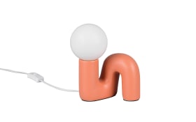 Tischleuchte Quinn, apricot