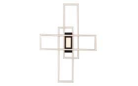 LED-Deckenleuchte Asmin, schwarz, 99 cm