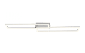 LED-Deckenleuchte Iven in stahlfarbig, 101 cm