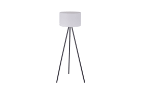 LED-Akku-Standleuchte Holly, schwarz/weiß, 135 cm