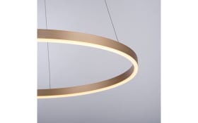 LED-Pendelleuchte Ritus, messing matt, 58,5 cm