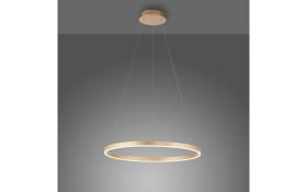 LED-Pendelleuchte Ritus, messing matt, 58,5 cm