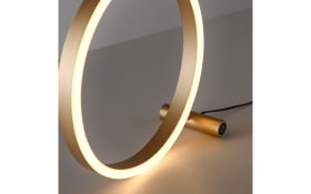 LED-Tischleuchte Ritus, messing matt, 30 cm