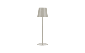 LED-Akku Tischleuchte Euria, greige, 11 cm