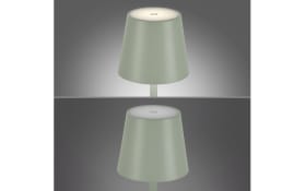 LED-Akku Tischleuchte Euria, grün, 11 cm