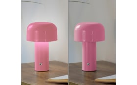 LED-Akkutischleuchte Agnes, rosa, inkl. Touchdimmer