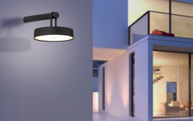 LED-Akkuwandleuchte Arma, schwarz, inkl. Memoryfunktion 