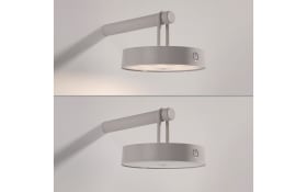 LED-Akkuwandleuchte Arma, greige, inkl. Memoryfunktion 