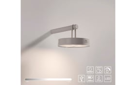 LED-Akkuwandleuchte Arma, greige, inkl. Memoryfunktion 