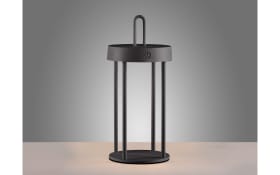 LED-Akkutischleuchte Anselm, schwarz, 28,4 cm, inkl. Memoryfunktion