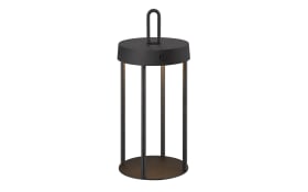 LED-Akkutischleuchte Anselm, schwarz, 28,4 cm, inkl. Memoryfunktion