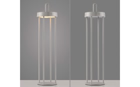 LED-Akkutischleuchte Anselm, greige, 50,4 cm, inkl. Memoryfunktion
