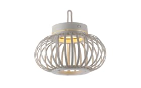 LED-Akkupendelleuchte Akuba, 25 cm, greige, inkl. Memoryfunktion
