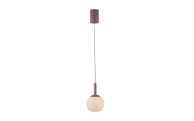 Pendelleuchte Nami, sandfarbig, 1-flammig, inkl. Comfort-Lift Funktion