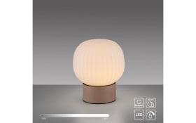 LED-Tischleuchte Nami, sandfarbig