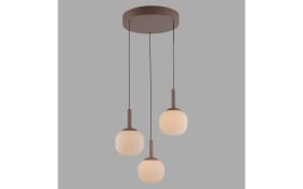 LED-Pendelleuchte Nami, sandfarbig, 3-flammig, inkl. Comfort-Lift Funktion
