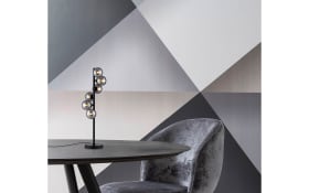 LED-Tischleuchte Dubai, schwarz/grau