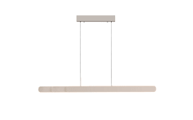 LED-Pendelleuchte Adriana Round, sand, inkl. Funktionen