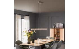 LED-Pendelleuchte Adriana Round, sand, inkl. Funktionen