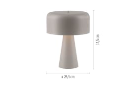 Tischleuchte Pento, sand