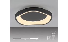 LED-Deckenleuchte Monta, schwarz, inkl. Memoryfunktion