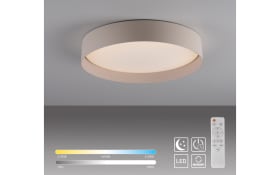 LED-Deckenleuchte Tavoli, sand, inkl. Fernbedienung 