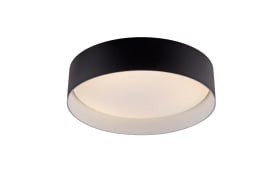 LED-Deckenleuchte Tavoli, schwarz, inkl. Fernbedienung 