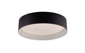 LED-Deckenleuchte Tavoli, schwarz, inkl. Fernbedienung 