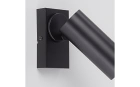 Wandleuchte Rik, schwarz