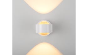 Wandleuchte Chia, weiß