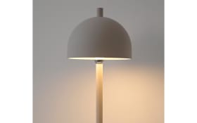 AKKU-Tischleuchte Bellis, sandfarbig