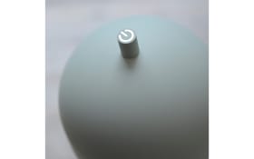 AKKU-Tischleuchte Bellis, graugrün