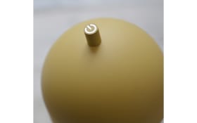 AKKU-Tischleuchte Bellis, gelb