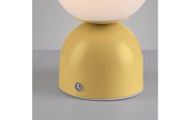 LED-Akkutischleuchte Rudi Schöner Wohnen, gelb, inkl. CCT Funktion
