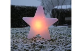 Akku-Tischleuchte Star, weiß, 39,5 cm, inkl. RGBW Farbwechsler