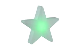 Akku-Tischleuchte Star, weiß, 39,5 cm, inkl. RGBW Farbwechsler