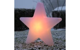 Akku-Tischleuchte Star, weiß, 55 cm, inkl. RGBW Farbwechsler