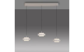 LED-Pendelleuchte Elmo, sandfarbig