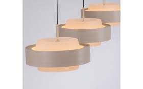 LED-Pendelleuchte Elmo, sandfarbig