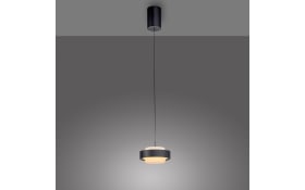 LED-Pendelleuchte Elmo, schwarz