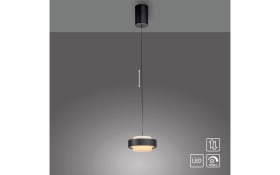 LED-Pendelleuchte Elmo, schwarz