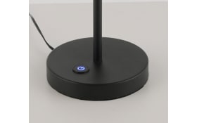 LED-Tischleuchte Elmo, schwarz